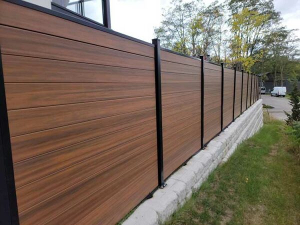 brown vinyl fence usa
