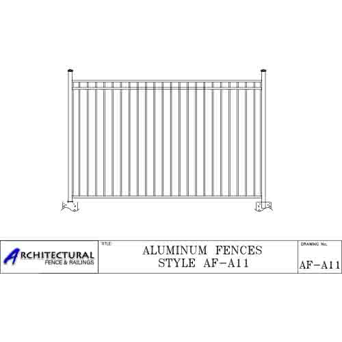 Aluminum Picket Fence AF-A11