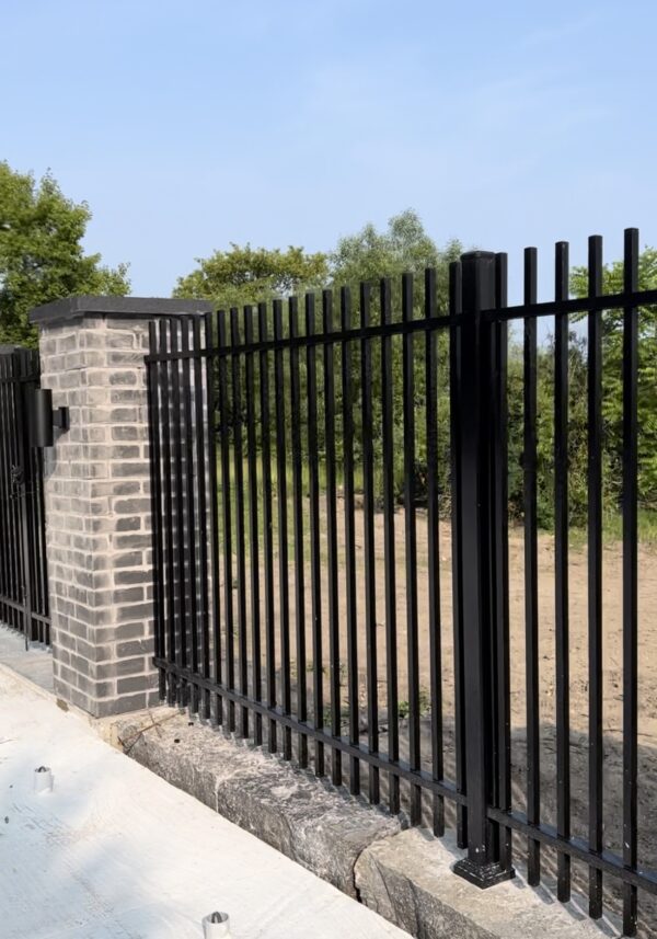 commercial palisade aluminum picket fence new york