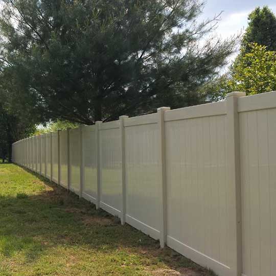 Tan Vinyl Fence Panels Wholesale Fence USA