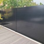 Aluminum Fence Privacy Panels installed in Miami
