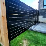 Aluminum Fence Semi Privacy Panels installed in Miami