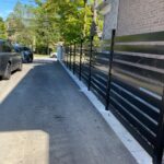 Aluminum Semi Privacy Fence Installed in Houston Texas