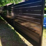 Aluminum Semi Privacy Panel Fence Installaion in Los Angeles
