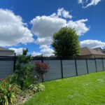 Composite Fence with Aluminum Frame